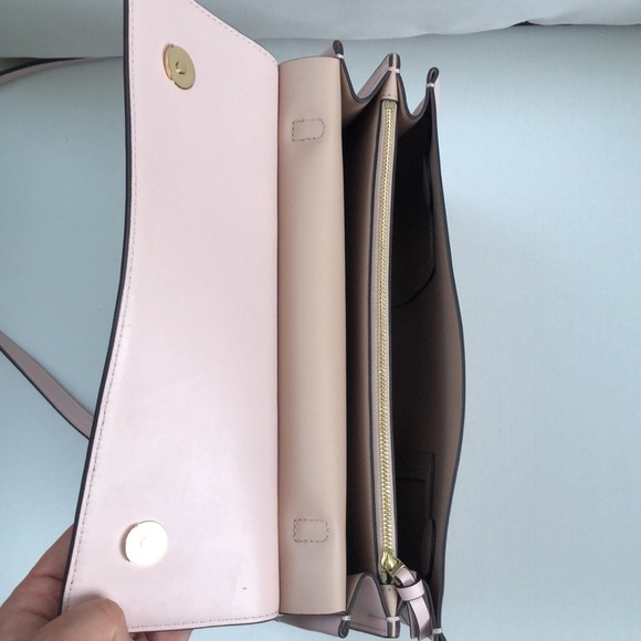 GUC Tory Burch Block T Leather Top Handle Satchel - Picture 3 of 10